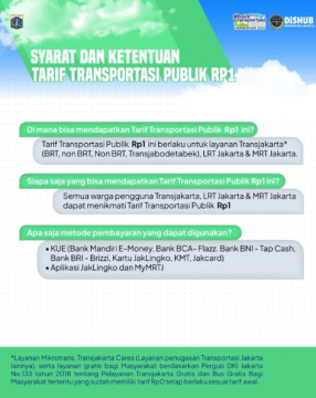 Transportasi publik Jakarta Rp1. (ig dishub dki)